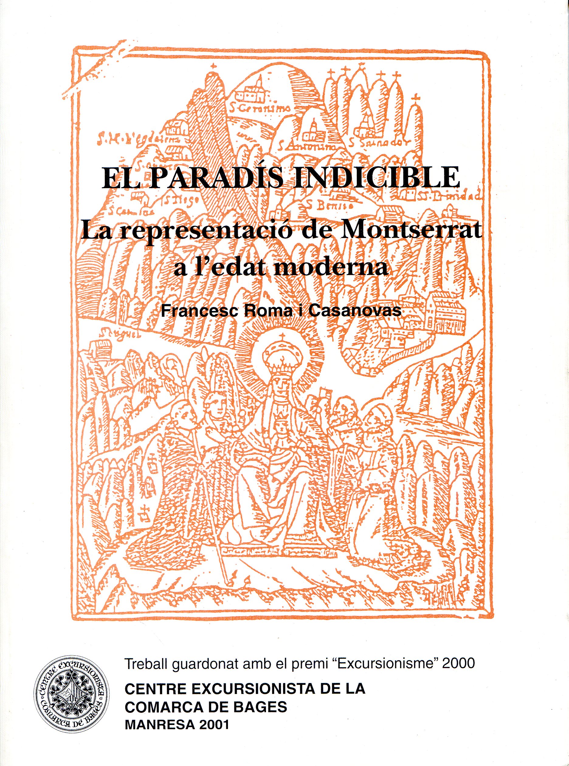 paradís indecible, El : La representació de Montserrat a l'edat moderna - Portada